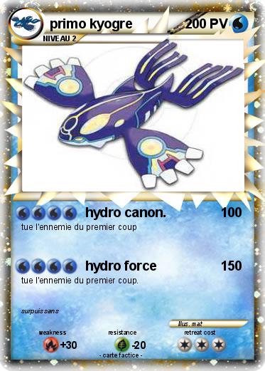 Pokemon primo kyogre