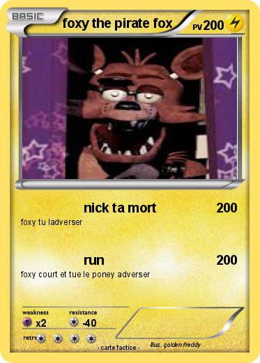 Pokemon foxy the pirate fox