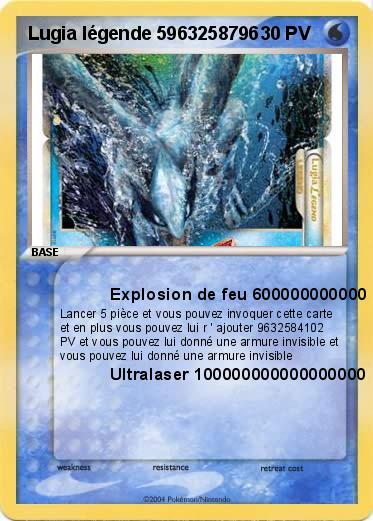Pokemon Lugia légende 5963258796