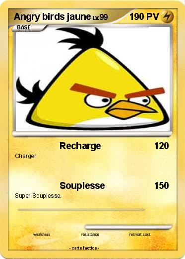 Pokemon Angry birds jaune