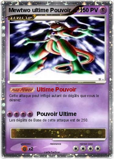 Pokemon Mewtwo ultime Pouvoir