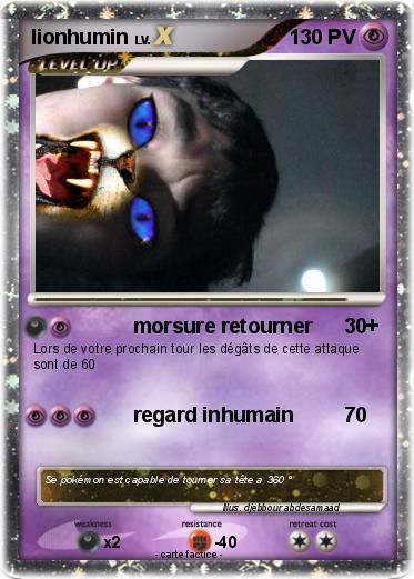 Pokemon lionhumin