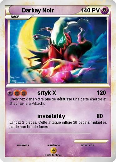 Pokemon Darkay Noir