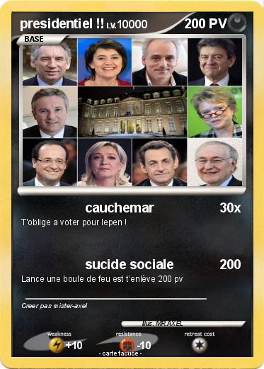 Pokemon presidentiel !!