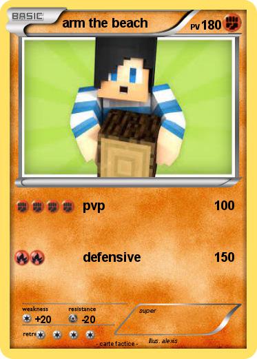 Pokemon arm the beach