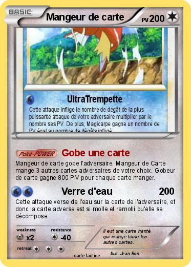 Pokemon Mangeur de carte