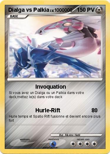 Pokemon Dialga vs Palkia