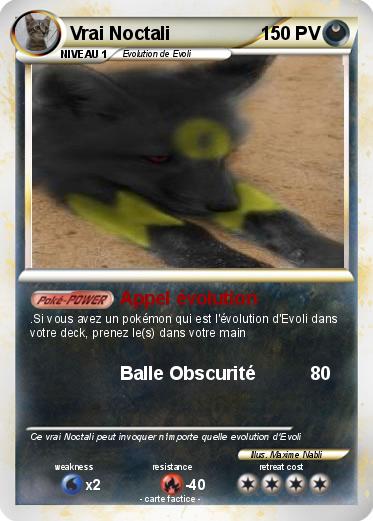Pokemon Vrai Noctali