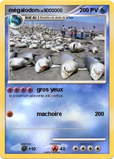 Pokemon mégalodon