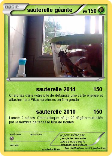 Pokemon sauterelle géante