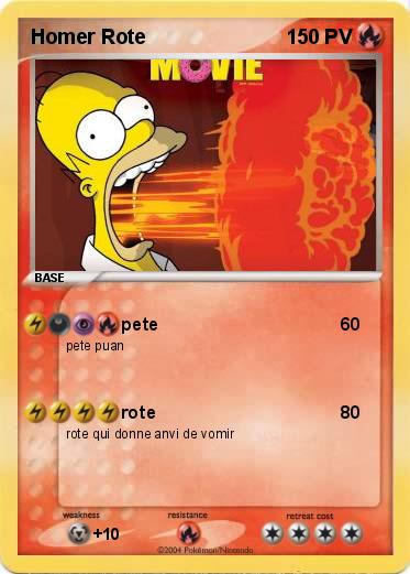 Pokemon Homer Rote