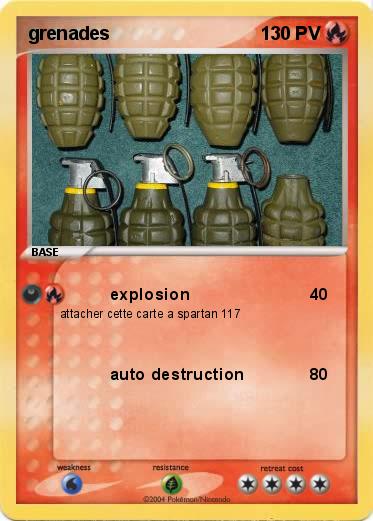Pokemon grenades