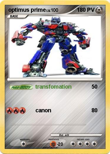 Pokemon optimus prime