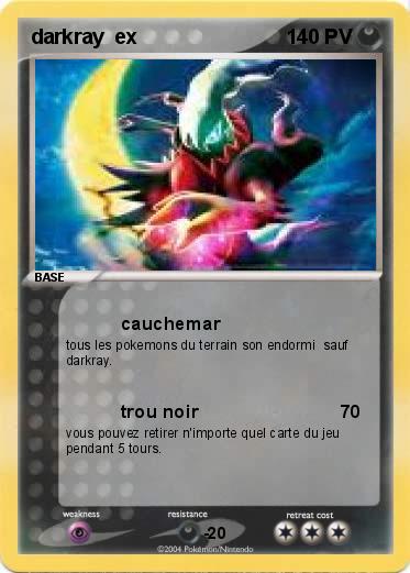 Pokemon darkray  ex 