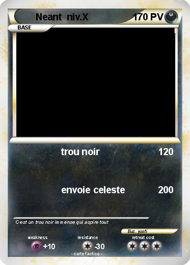 Pokemon Neant  niv.X