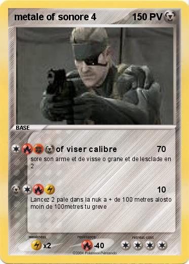 Pokemon metale of sonore 4 