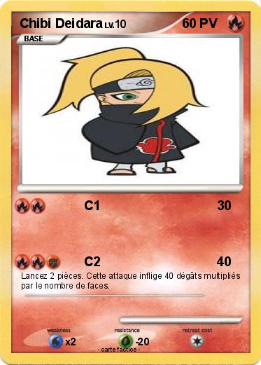 Pokemon Chibi Deidara