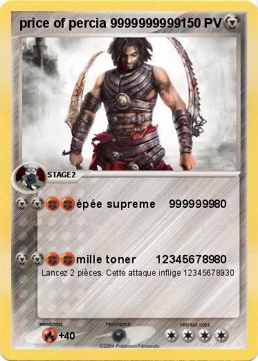 Pokemon price of percia 9999999999