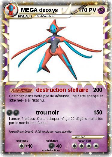 Pokemon MEGA deoxys