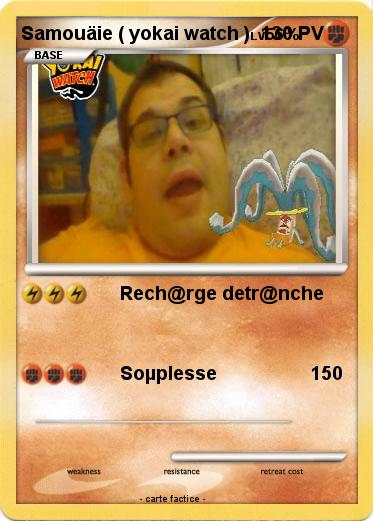 Pokemon Samouäie ( yokai watch )