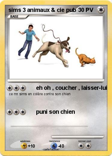 Pokemon sims 3 animaux & cie pub