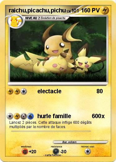 Pokemon raichu,picachu,pichu