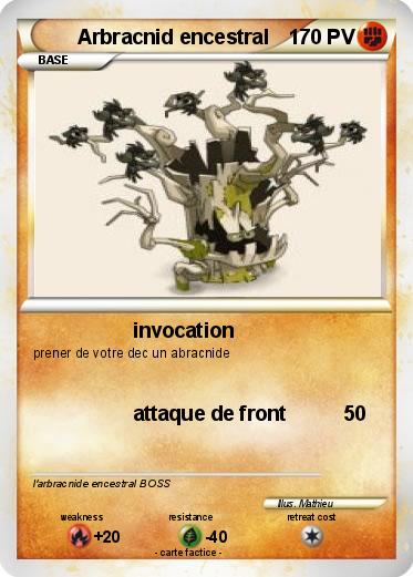 Pokemon Arbracnid encestral