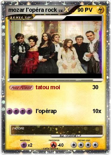 Pokemon mozar l'opéra rock