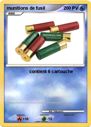 Pokemon munitions de fusil