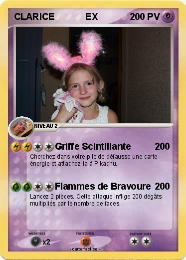 Pokemon CLARICE            EX