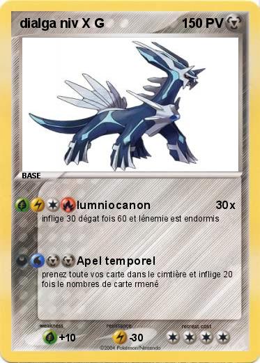 Pokemon dialga niv X G