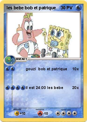 Pokemon les bebe bob et patrique