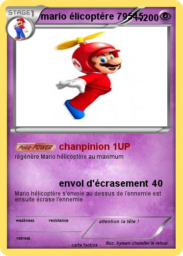 Pokemon mario élicoptère 79545