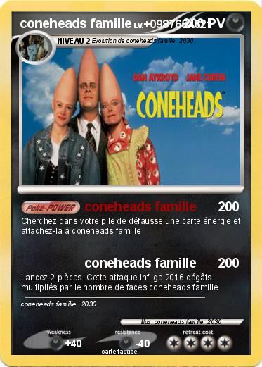 Pokemon coneheads famille
