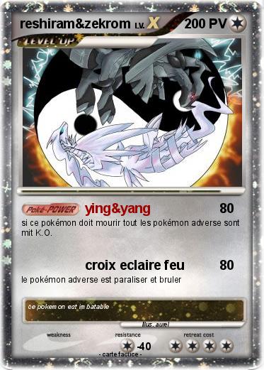 Pokemon reshiram&zekrom
