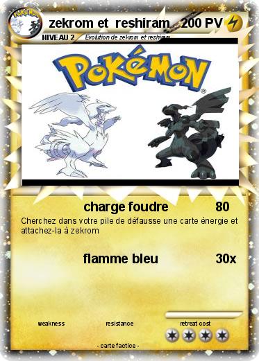 Pokemon zekrom et  reshiram