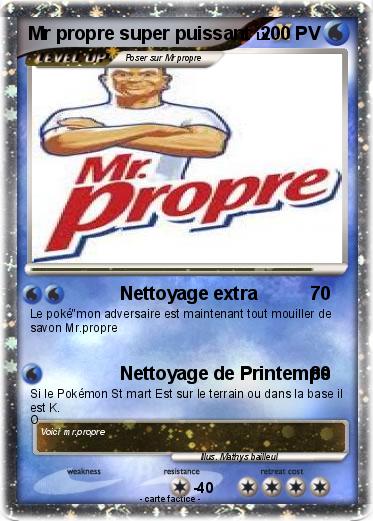 Pokemon Mr propre super puissant