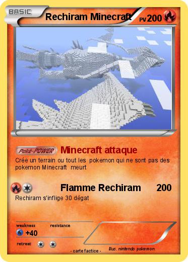 Pokemon Rechiram Minecraft