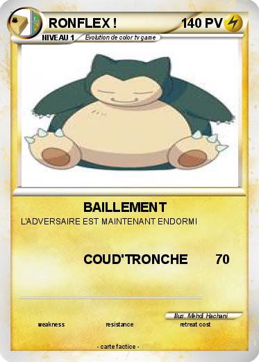Pokemon RONFLEX !