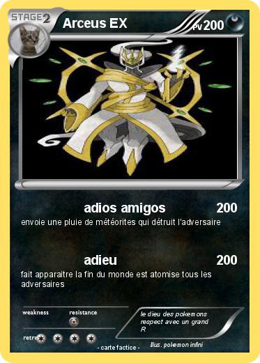 Pokemon Arceus EX