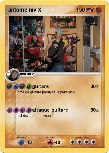 Pokemon antoine niv X 