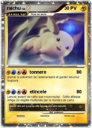 Pokemon raichu