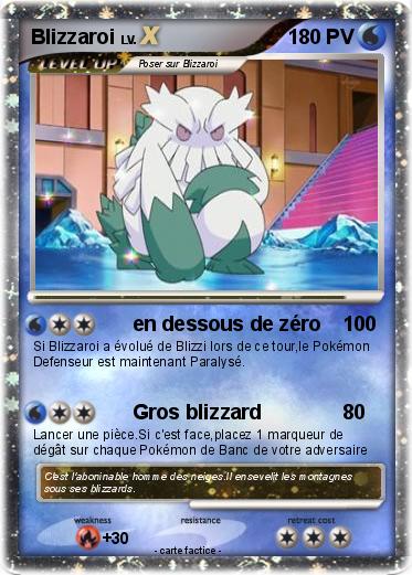 Pokemon Blizzaroi