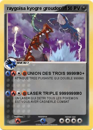 Pokemon raygoisa kyogre groudon99 