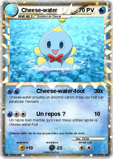 Pokemon Cheese-water