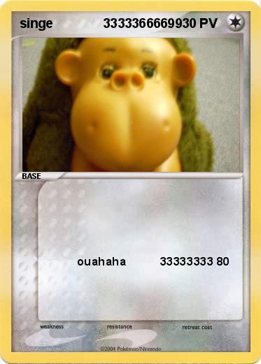 Pokemon singe              33333666699                                                  