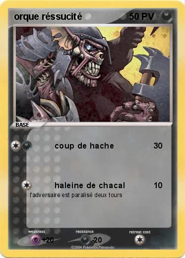 Pokemon orque réssucité