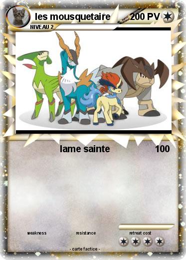 Pokemon les mousquetaire
