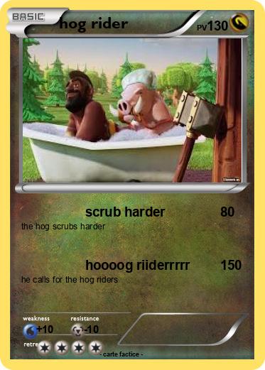 Pokemon hog rider