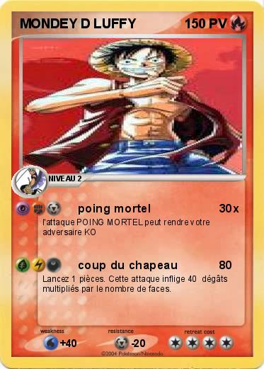 Pokemon MONDEY D LUFFY
